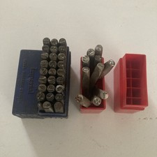 VINTAGE METAL WORK PUNCHES NUMBERS & LETTERS