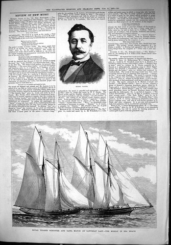 Antique old print 1879 - old,