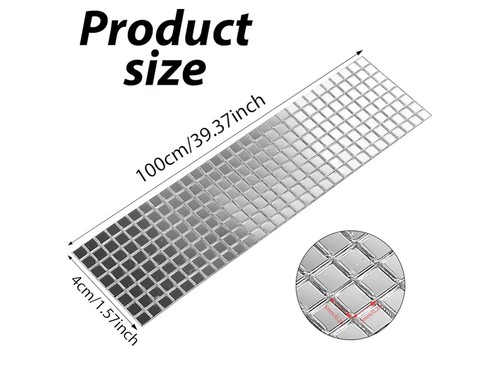 Self adhesive pieces - , glass