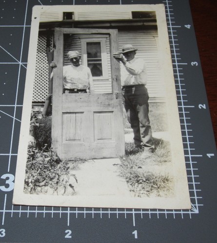 Men door missing glass - door,