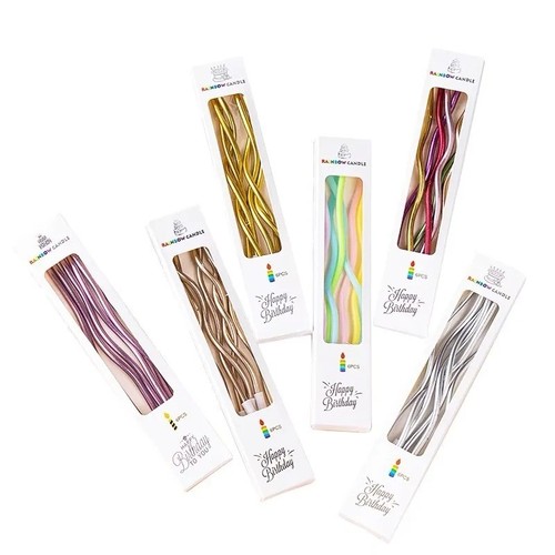 15cm curved cake candles - 15cm,