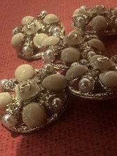 Vintage chanel buttons Cream &