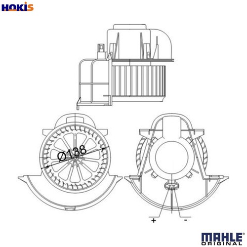 Interior blower 113 000s - blower,