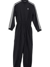 Adidas Women's Jumpsuit UK 6 Black Polyamide with Polyester Tapered Jumpsuit