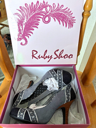Ruby shoo portia grey black - shoo, grey/black