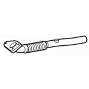 Front exhaust pipe with flexi - front,