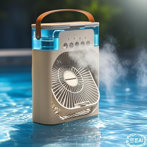 Spray cooling fan - spray,