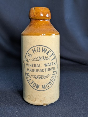 Stoneware mineral water bottle - water,
