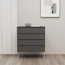 Modern Golden Legs 4 Drawer
