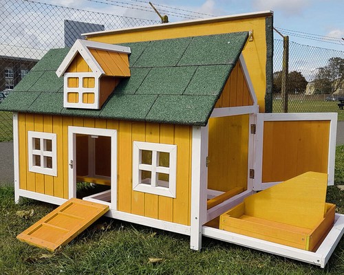 Chicken coop run - run, house