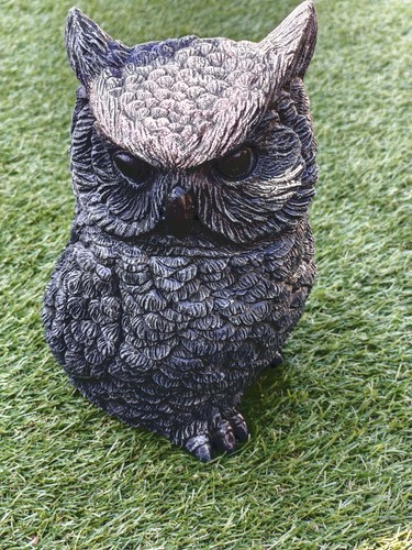 Owl garden ornament - owl,