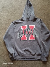 Harvard Hoodie Sweatshirt Gray