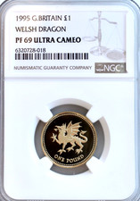 1995 £1 Pound Coin Proof