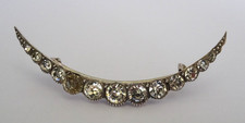 Antique  900  silver crescent