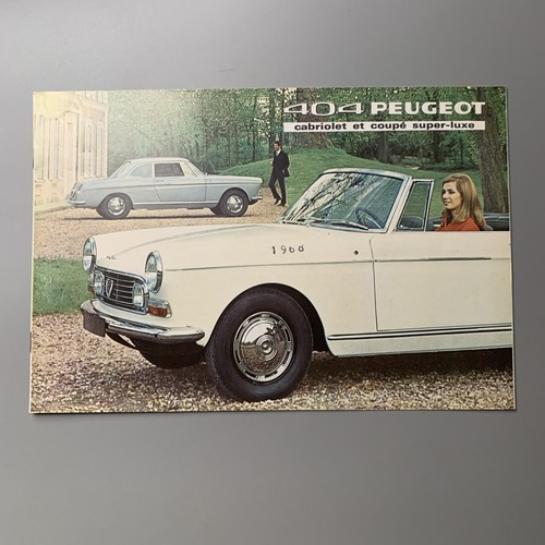 Peugeot 404 coupe cabriolet - peugeot,