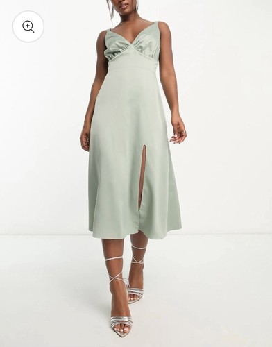 Bnwt sage green satin - bnwt,