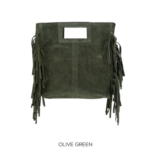 Ladies suede leather long - suede,