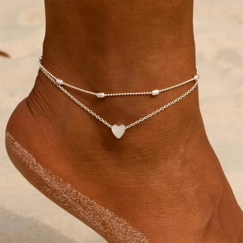 925 sterling silver anklet - sterling,