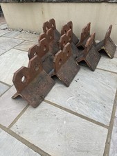 X8 Reclaimed Victorian Terracotta Two Hole Ridge Tiles