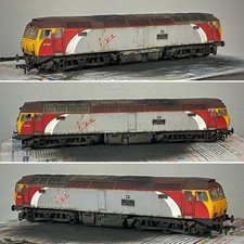 Bachmann Virgin Thunderbird Class 57 301 Scott Tracy *WEATHERED LOOK* 32-751