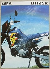 YAMAHA DT125R MOTORCYCLE Sales Brochure c1996 #LIT-3MC-0107018-96E