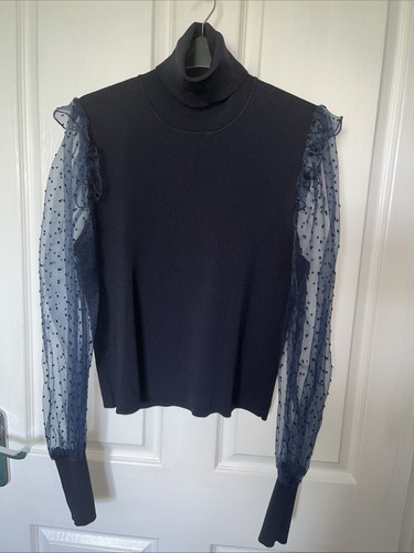 Ladies navy zara top - ladies,