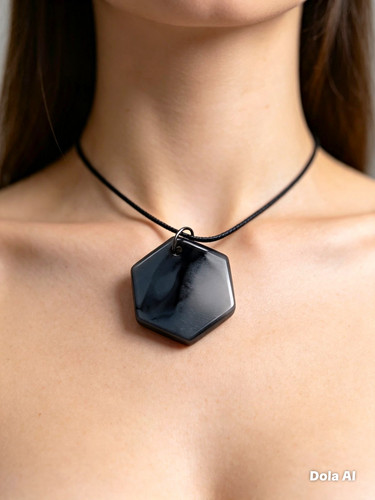 Handmade resin pendant - resin,