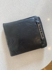 Mens Diesel Black  Leather Wallet