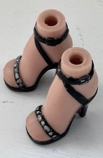 Bratz doll shoes black high