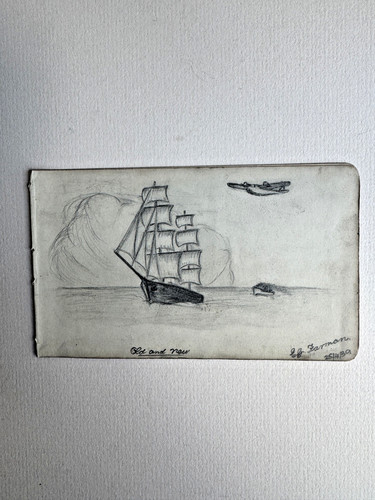 Ww2 era pencil - pencil, drawing