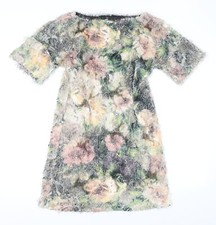 Dori Premiere WomensFloral Polyester Blend Mini Size L Boat Neck