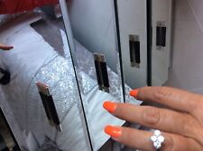 Stunning 18ct white gold 1.88 carat diamond ring, very high setting size N