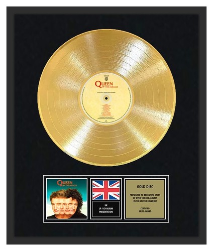 Queen gold disc lp vinyl - -,