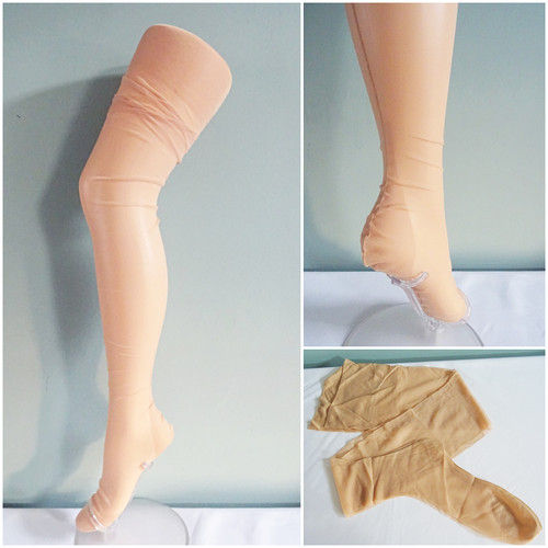 Vintage nylon stockings seamed - vintage,