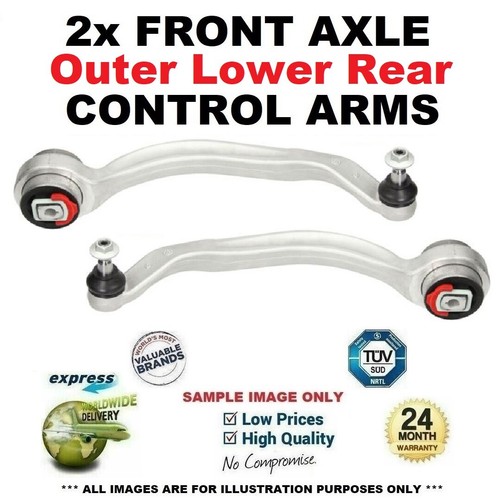 Front axle outer lower rear - 2x,