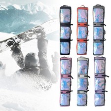 Roller Snowboard Bag with Wheels Double Ski Bag for Winter Sports Outdoor