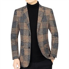Mens Formal Work Blazer Jacket
