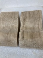 Solid Oak Corbels Pair