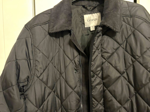 George men grey quilted - george, men's