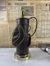LARGE NOVELTY GOLF Bag TABLE LAMP Dad Present Golf Present Man Cave