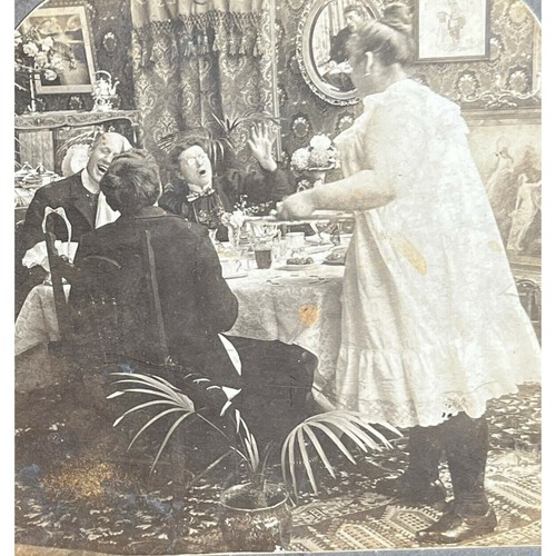 Antique stereoscope photo card - photo,