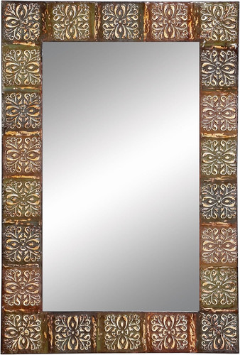Multi colored metal floral - multi-colored,