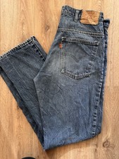 Levi’s 519 Orange Label Blue Jeans Size W34 L31 - Vintage 1981