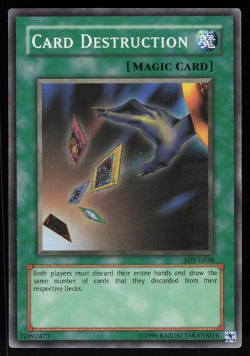 Card destruction sdy - card,