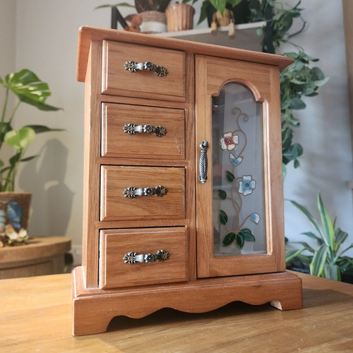 Wooden jewellery box - box, 4