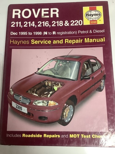 Haynes workshop manual rover - manual.,