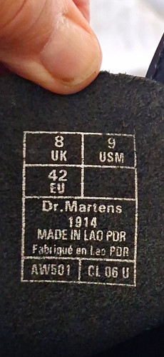 Martens 1914 aw501 - dr., black