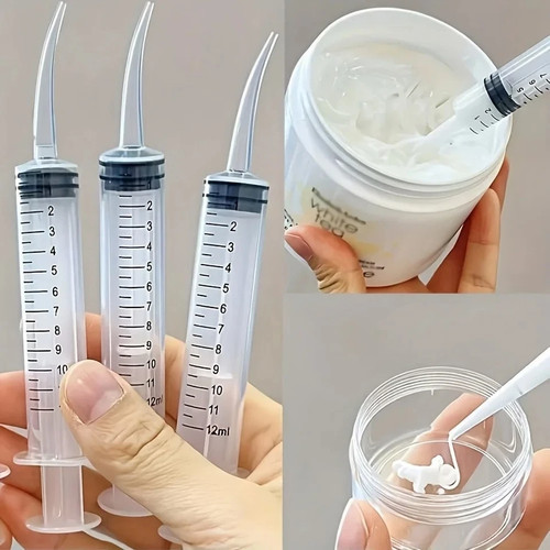 Curved tip syringe dental - curved,