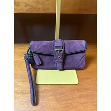 Coach Rare Plum Purple Suede