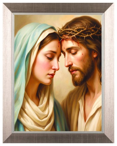 Jesus with crown thorns - crown, &